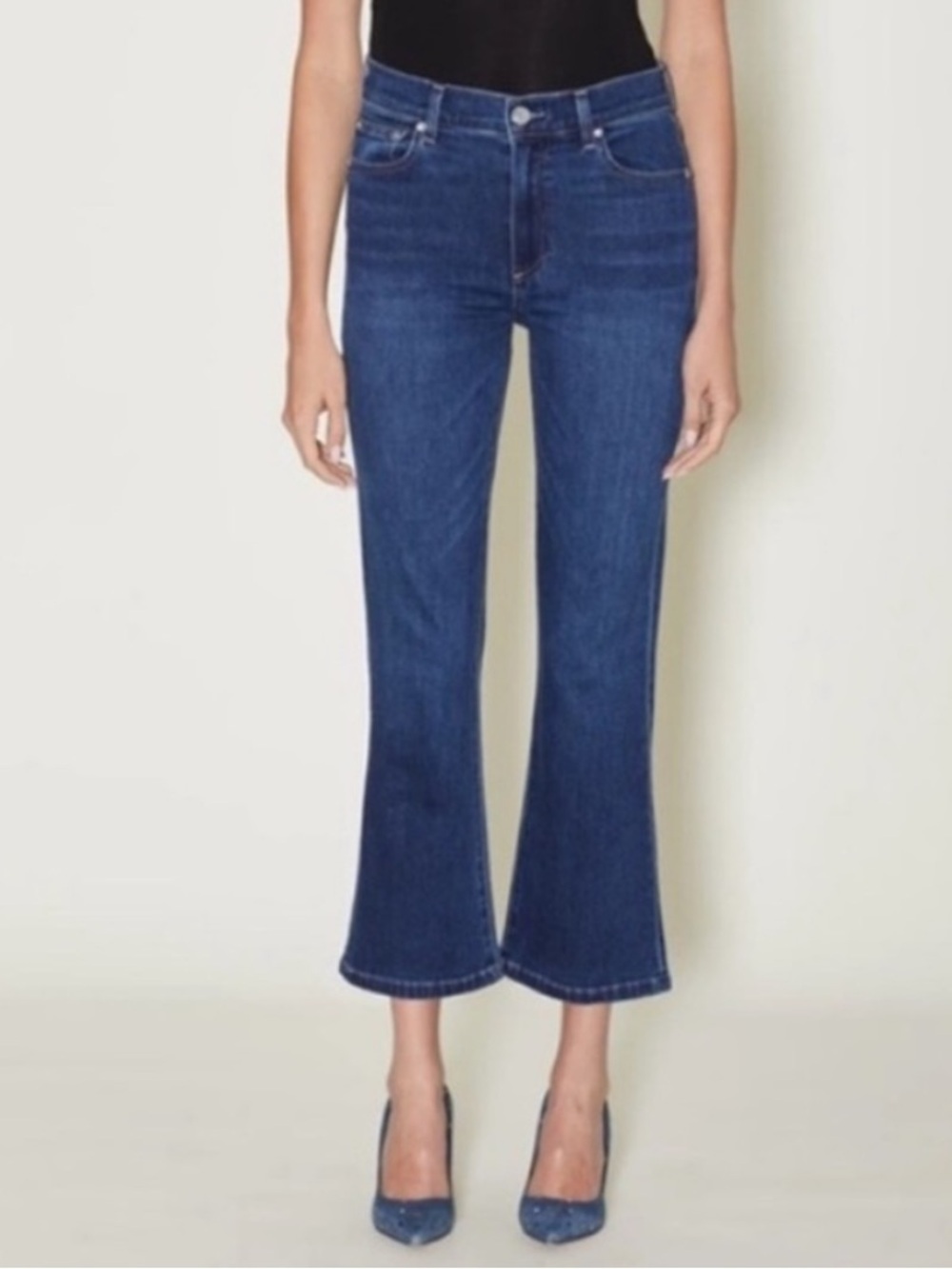 LE JEAN Bella Ankle Flare Jeans 27